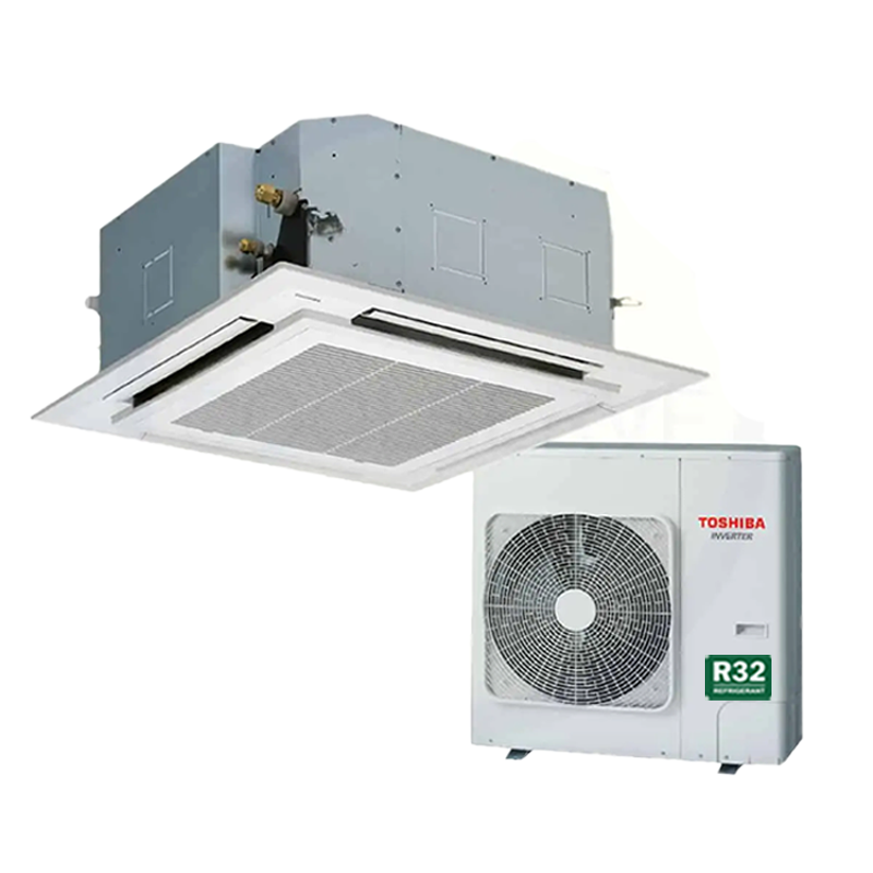 TOSHIBA R32 CEILING CASSETTE UNIT AIRCON INSTALLATION - Commercestar Engineering 